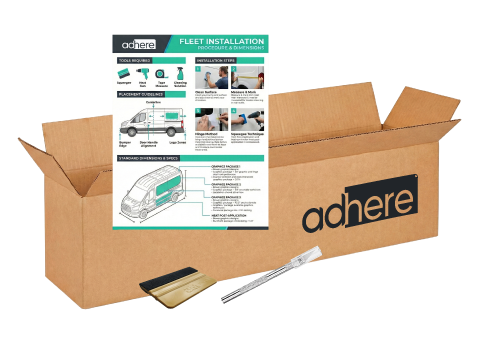 Adhere Studio vehicle kit packaging