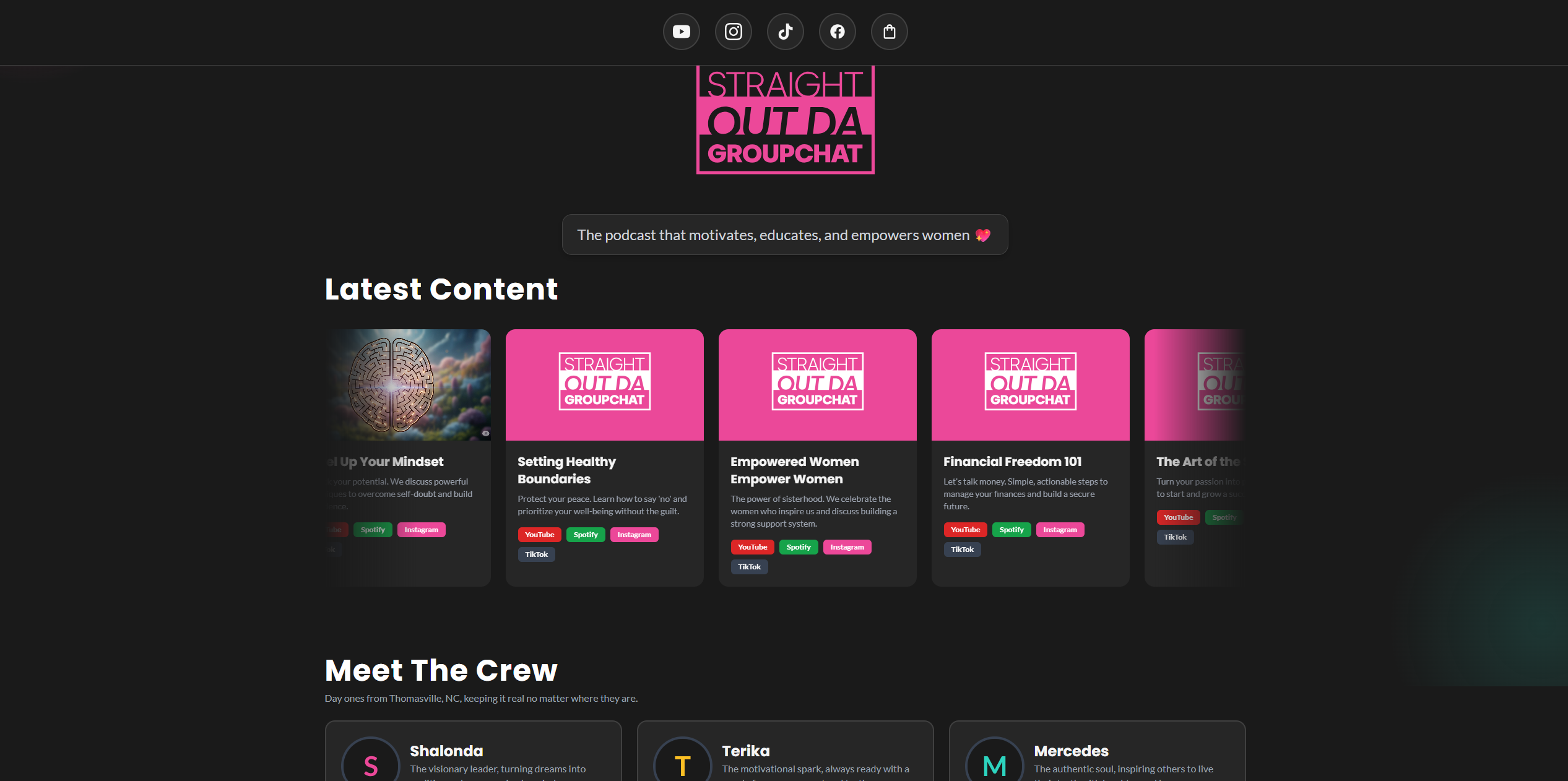 A sleek and modern website design displayed on a laptop screen.
